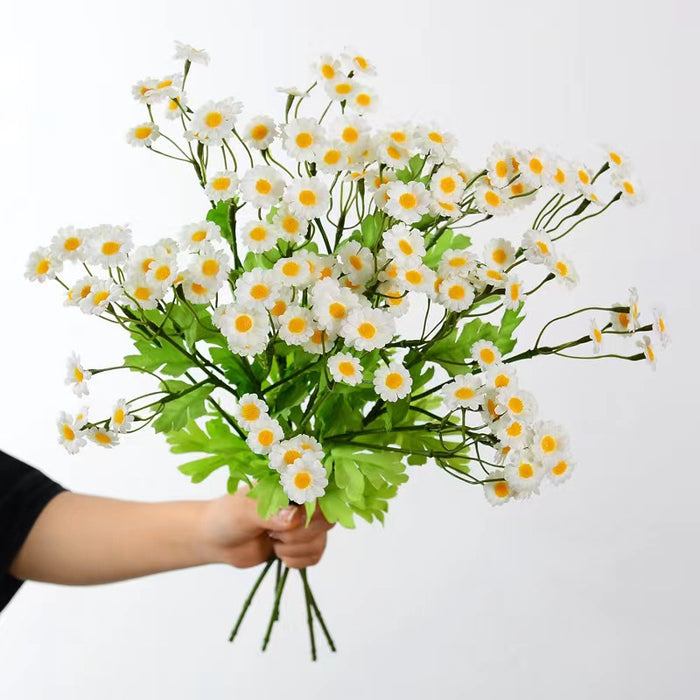 Clearance 21 inches Tall Daisy Spray Branches Artificial Chamomile Silk Flowers