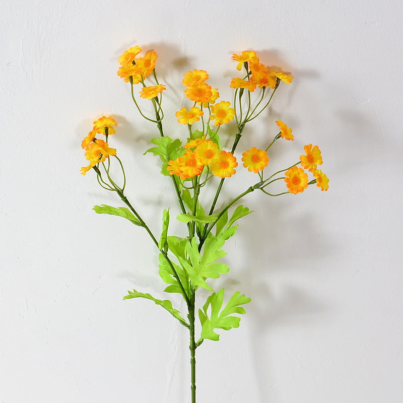 Branches de marguerites artificielles de 21 pouces de hauteur en liquidation Fleurs en soie de camomille artificielle