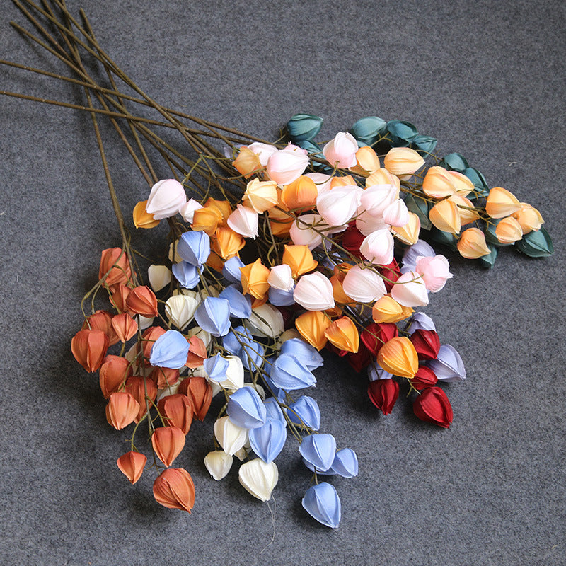 Bulk Extra Long 39" Dangling Fruit Vine Lantern Flower Stem Artificial Floral Wedding Party Wholesale