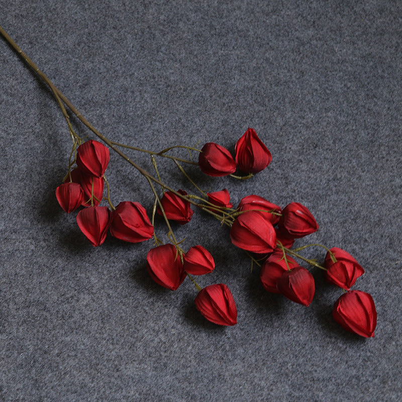 Bulk Extra Long 39" Dangling Fruit Vine Lantern Flower Stem Artificial Floral Wedding Party Wholesale