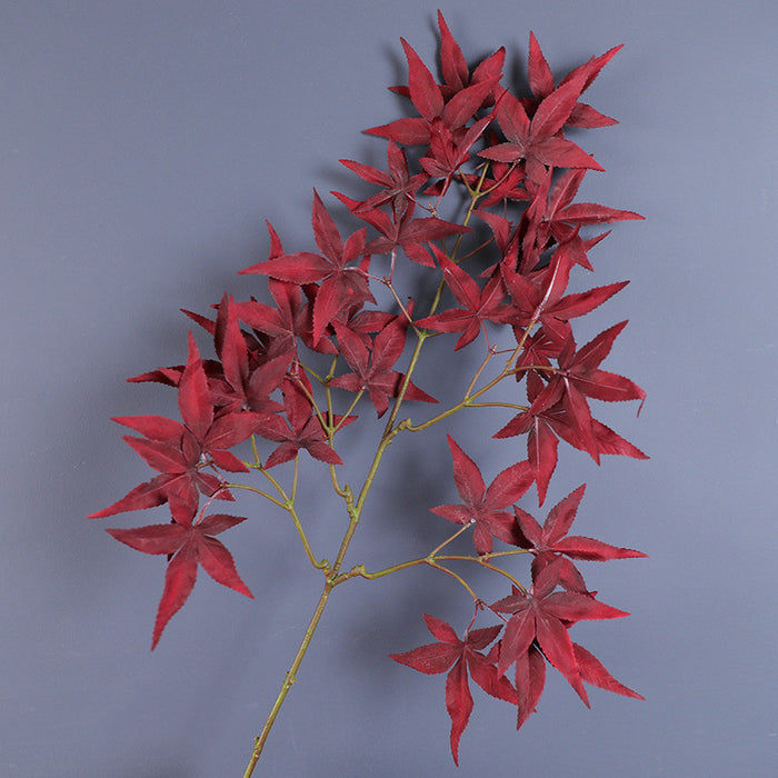 Bulk 28" Artificial Fall Maple Leaves Stems Branches for Thanksgiving Fall Decor Wholesale