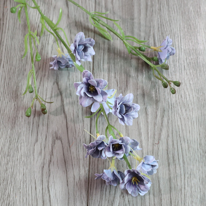 Bulk 32" Delphinium Stems Spray Silk Flowers Centerpieces Wholesale