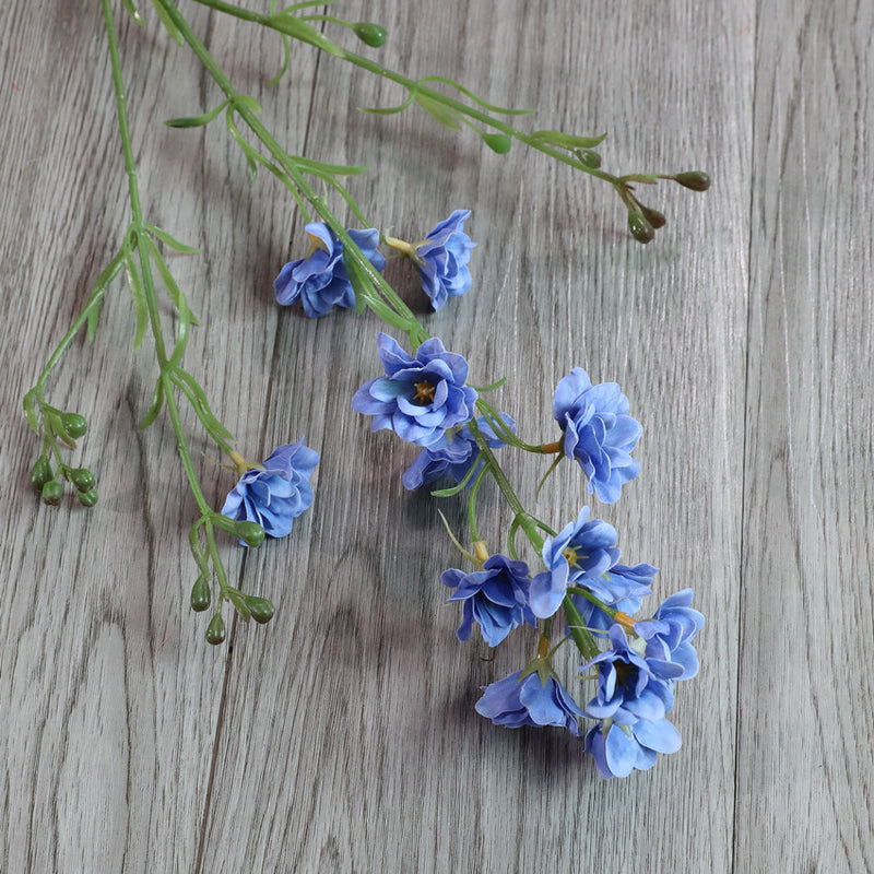 Bulk 32" Delphinium Stems Spray Silk Flowers Centerpieces Wholesale