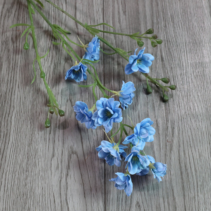 Bulk 32" Delphinium Stems Spray Silk Flowers Centerpieces Wholesale