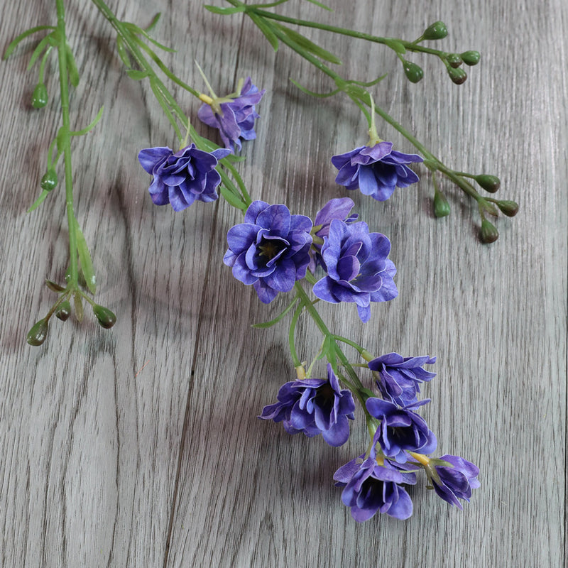 Bulk 32" Delphinium Stems Spray Silk Flowers Centerpieces Wholesale