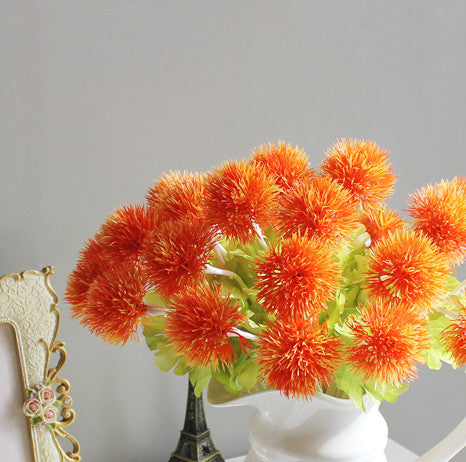 Tiges de fleurs en boule de Linn Dianthus Barbatus en vrac, toucher réel, vente en gros 