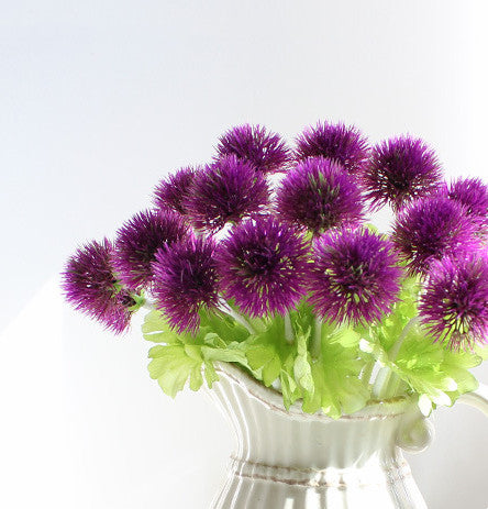 Tiges de fleurs en boule de Linn Dianthus Barbatus en vrac, toucher réel, vente en gros 
