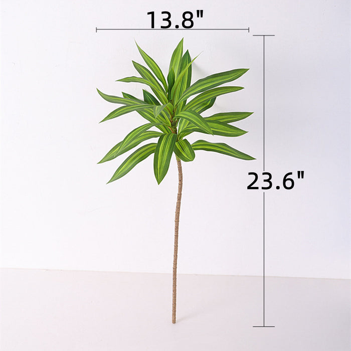 Bulk 23.8 inches Tall Dracaena Stem Real Touch Plant Artificial Wholesale