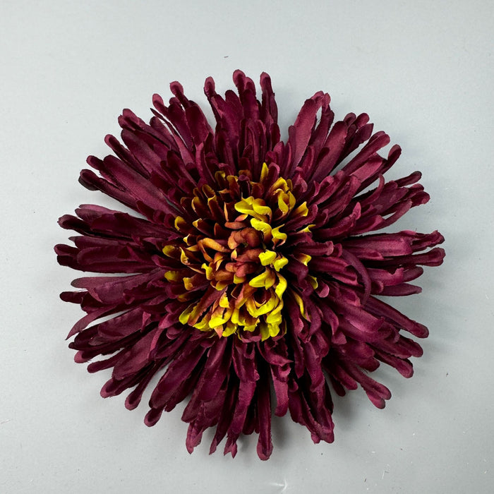 Bulk 50pcs 7" Dragon's Claw Chrysanthemum Flower Heads for Crafts Wholesale