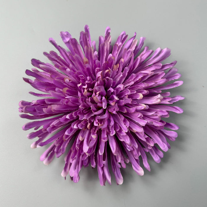 Bulk 50pcs 7" Dragon's Claw Chrysanthemum Flower Heads for Crafts Wholesale