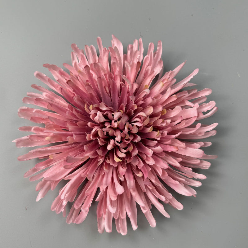 Bulk 50pcs 7" Dragon's Claw Chrysanthemum Flower Heads for Crafts Wholesale