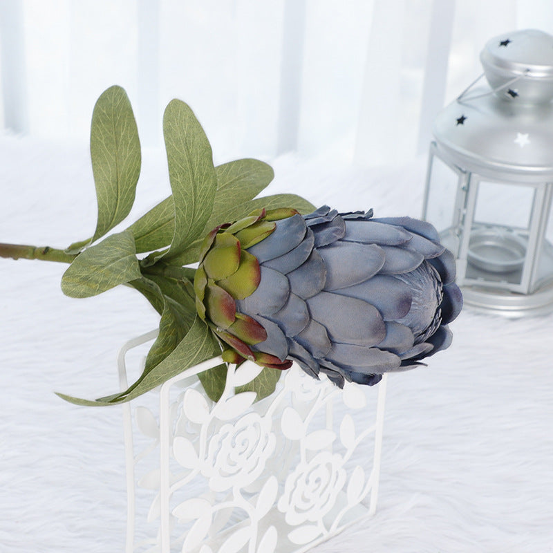 Bulk 10pcs Protea Stems Bouquet Real Touch Flowers Artificial Floral Arrangement Wholesale