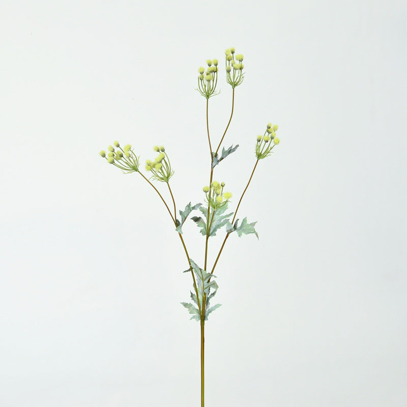 Branches de gerbe d'Emilia Sonchifolia en vrac de 28 pouces, fausses fleurs violettes en gros 