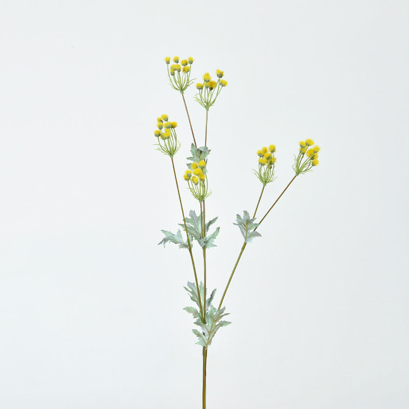 Branches de gerbe d'Emilia Sonchifolia en vrac de 28 pouces, fausses fleurs violettes en gros 