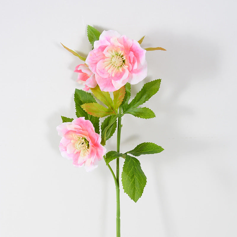 Bulk 20 inches Tall Eranthis Stems Artificial Eranthis Silk Flowers Wholesale