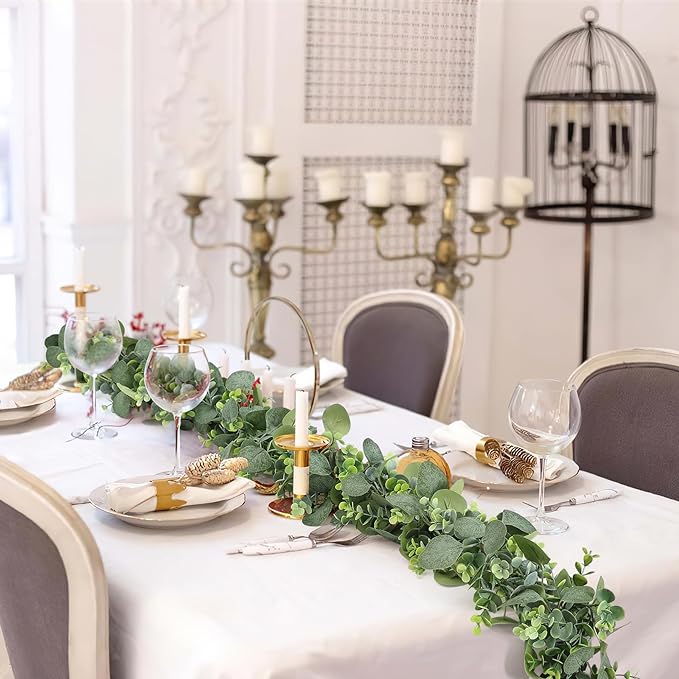 Bulk 79" Eucalyptus Hanging Garland Leaf Vine for Crafts Wholesale