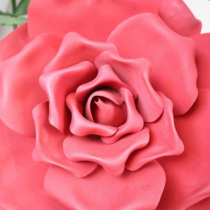 Bulk Extra Large Giant Artificial Rose Flower Heads for Wedding Party Photography Mall Shop Wholesale