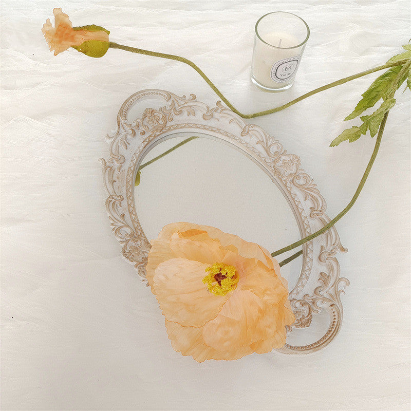 Bulk Extra Large 41" Poppy Long Stems Artificial Silk Flowers for Tall Vases Wholesale