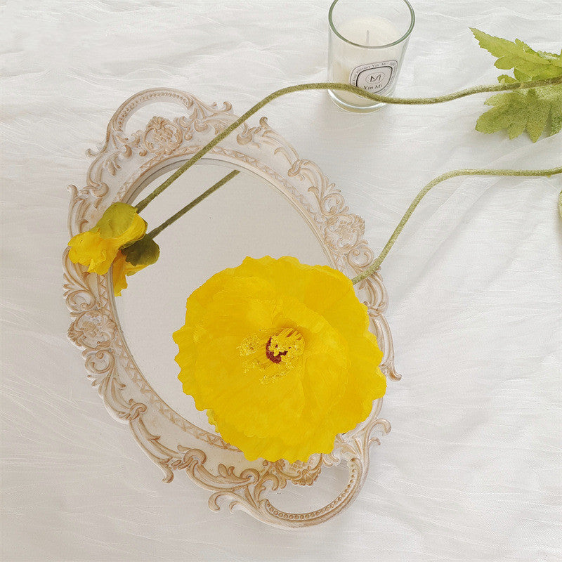 Bulk Extra Large 41" Poppy Long Stems Artificial Silk Flowers for Tall Vases Wholesale