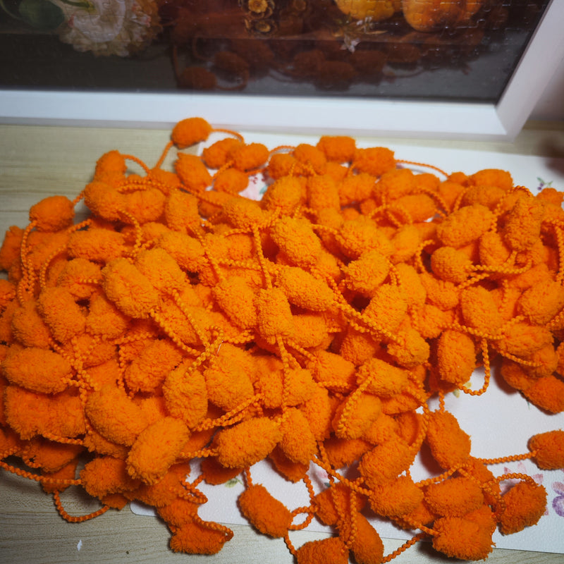 Bulk Exclusive 43 Yard Extra Long Marigold Garland for Wedding Party Fall Mantle Diwali Floral Arrangements Wholesale