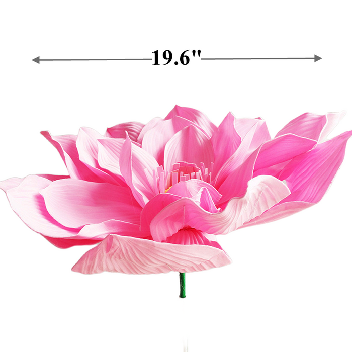 Bulk Extra Size Lotus Foam Flower Heads Giant Flowers Photo Mall Prop Wholesale