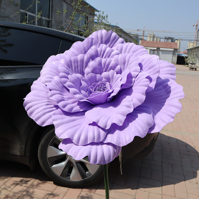 Bulk 31" Extra Large Giant Artificial Peony Flower Heads for Wedding Party Photography Mall Shop Wholesale