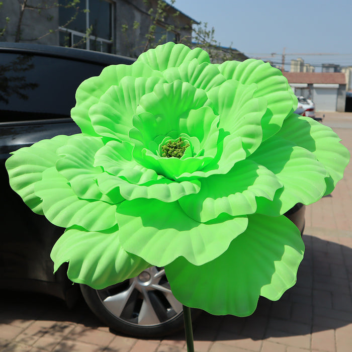 Bulk 31" Extra Large Giant Artificial Peony Flower Heads for Wedding Party Photography Mall Shop Wholesale