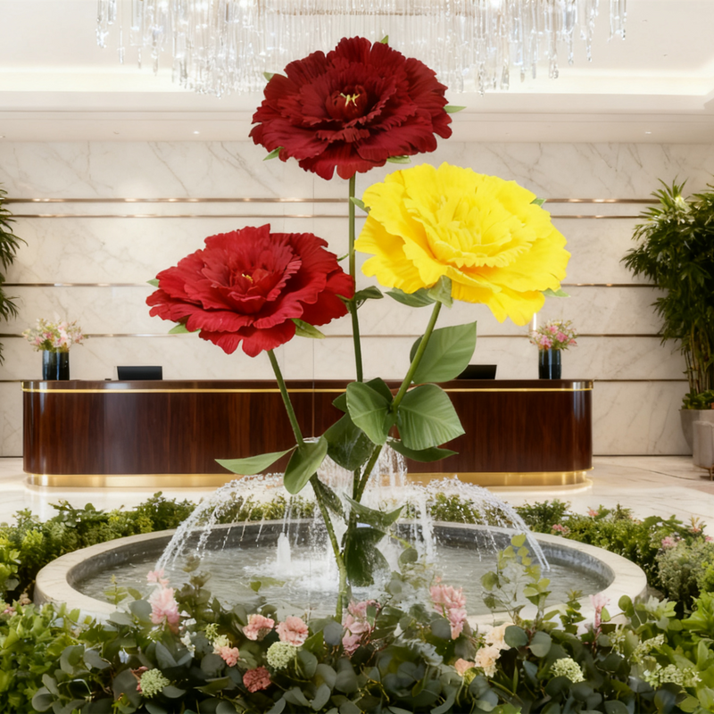 Bulk 31" Extra Large Giant Artificial Peony Stems - Decor for Hotel Lobby & Reception Wholesale