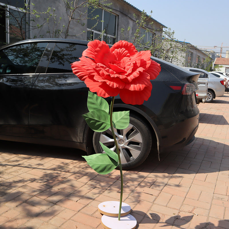 Têtes de pivoines artificielles géantes extra larges en vrac de 31 pouces pour la photographie de fête de mariage, magasin de vente en gros