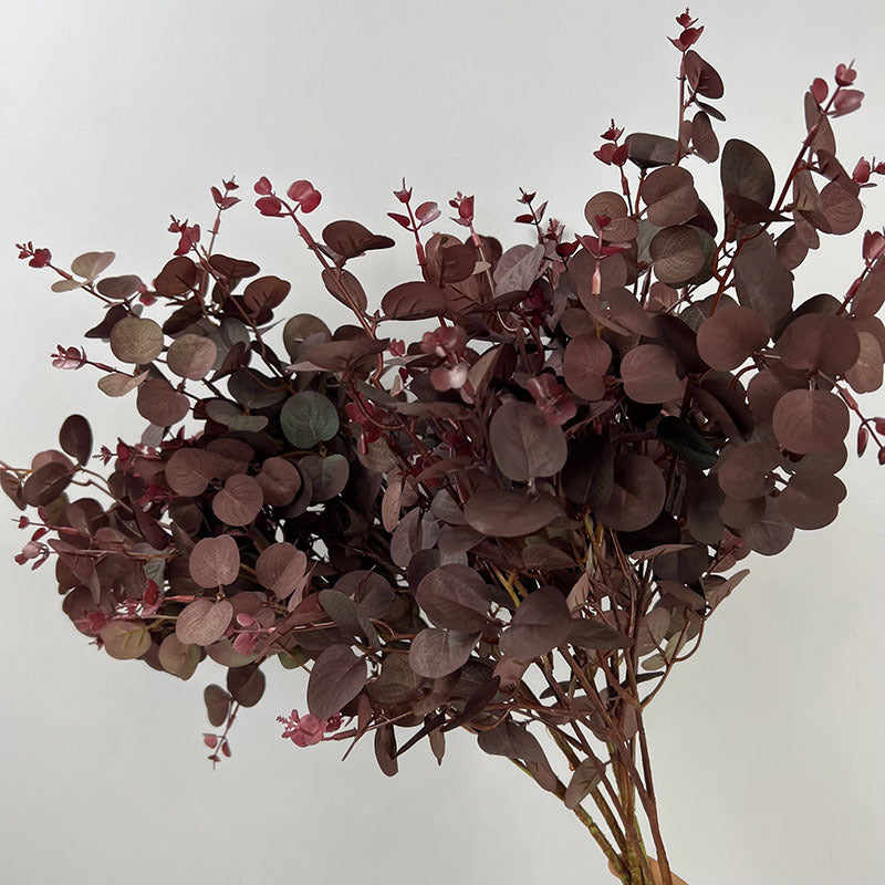 Bulk 27.5" Artificial Plants Silk Eucalyptus Leaves Branches Floral Arrangement Wholesale