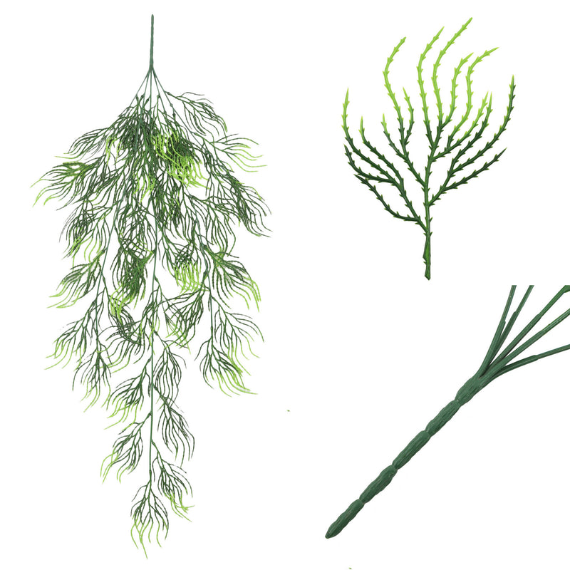 Bulk Fake Hanging Plants Artificial Ivy Greenery Leaves for Wedding Wall House Room Patio Indoor Outdoor Home Shelf Office Wholesale