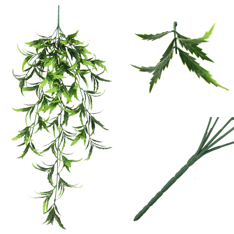 Bulk Fake Hanging Plants Artificial Ivy Greenery Leaves for Wedding Wall House Room Patio Indoor Outdoor Home Shelf Office Wholesale