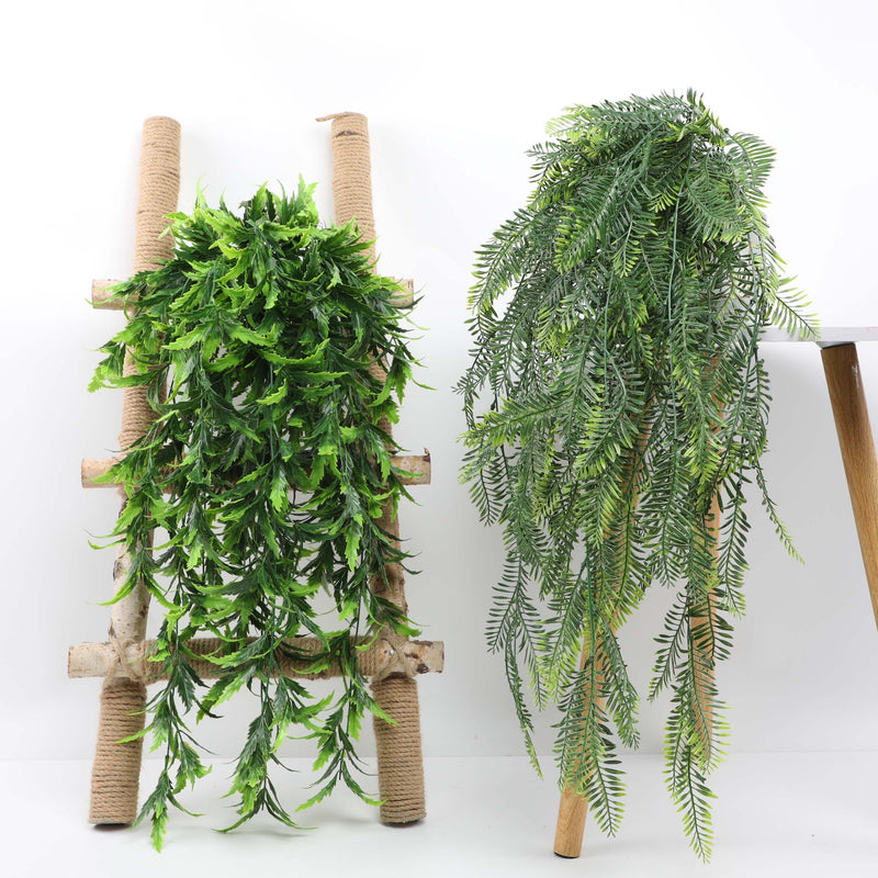Bulk Fake Hanging Plants Artificial Ivy Greenery Leaves for Wedding Wall House Room Patio Indoor Outdoor Home Shelf Office Wholesale