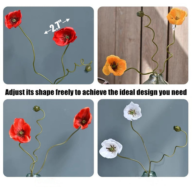 Bulk 2025 Newly Upgraded 23" Silk Poppy Stems for Autumn Decor Wholesale