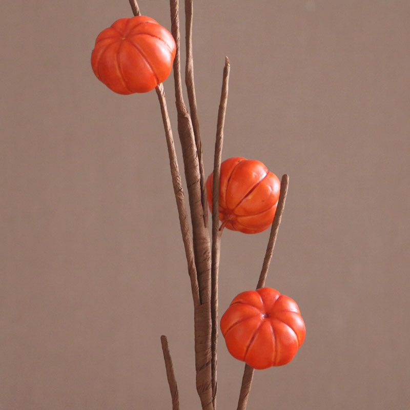 Lot de 10 branches de citrouille de 27,5 pouces en vrac, décoration d'automne pour la maison, Thanksgiving, vente en gros