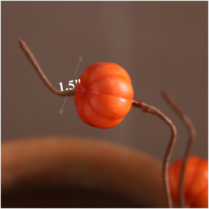 Lot de 10 branches de citrouille de 27,5 pouces en vrac, décoration d'automne pour la maison, Thanksgiving, vente en gros