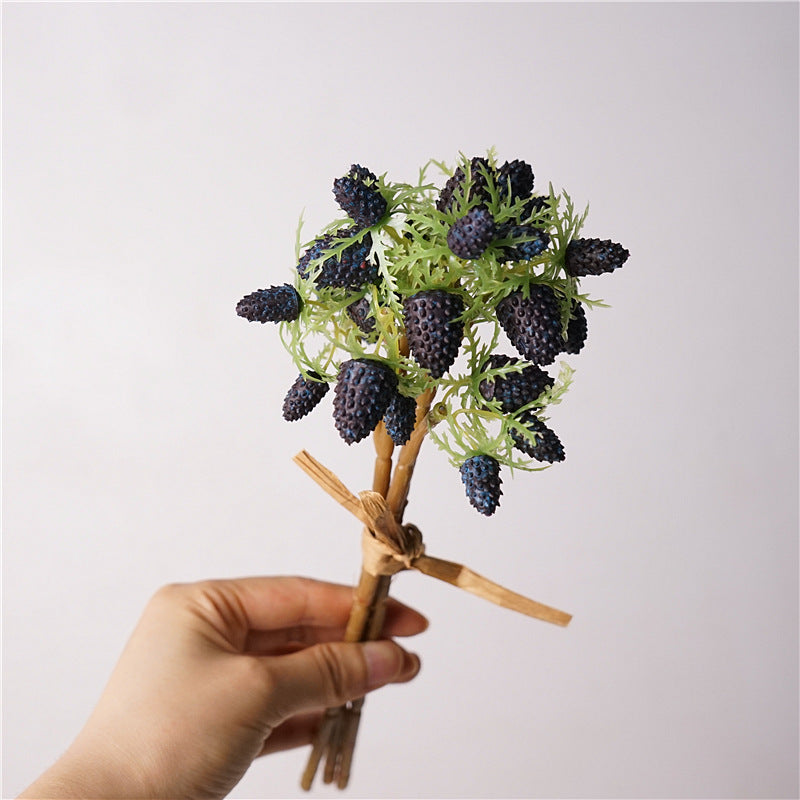 Bulk 3PCS 10" Faux Soft Rubber Berries Stems Wholesale