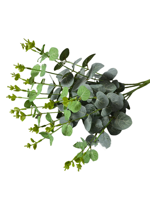 Venta al por mayor Faux Eucalyptus Bush- 5 colores