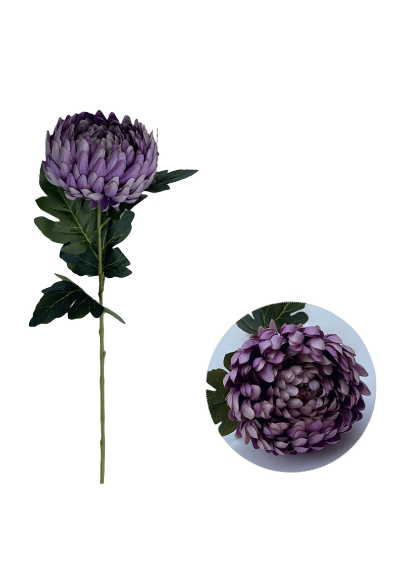 Lot de 5 tiges de bourgeons de fleurs artificielles Kiku, 14 couleurs, tiges de chrysanthème, fleurs d'automne, centre de table, vente en gros