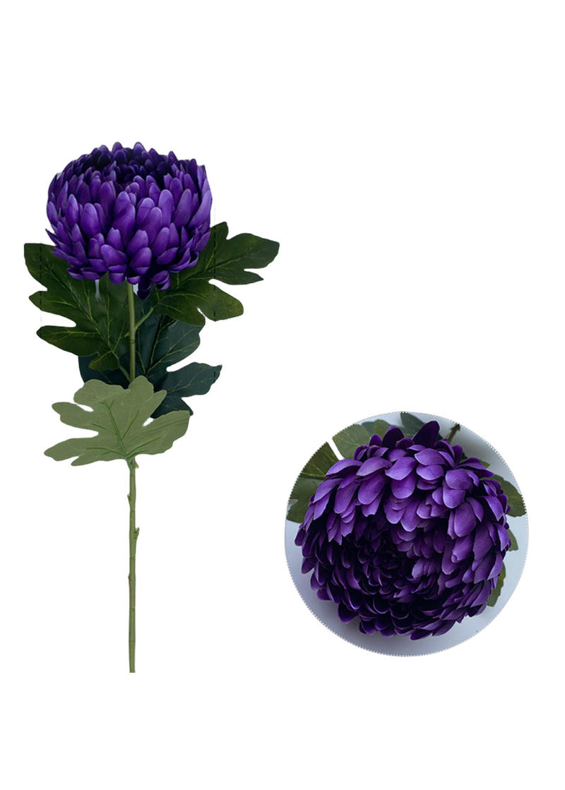 Lot de 5 tiges de bourgeons de fleurs artificielles Kiku, 14 couleurs, tiges de chrysanthème, fleurs d'automne, centre de table, vente en gros