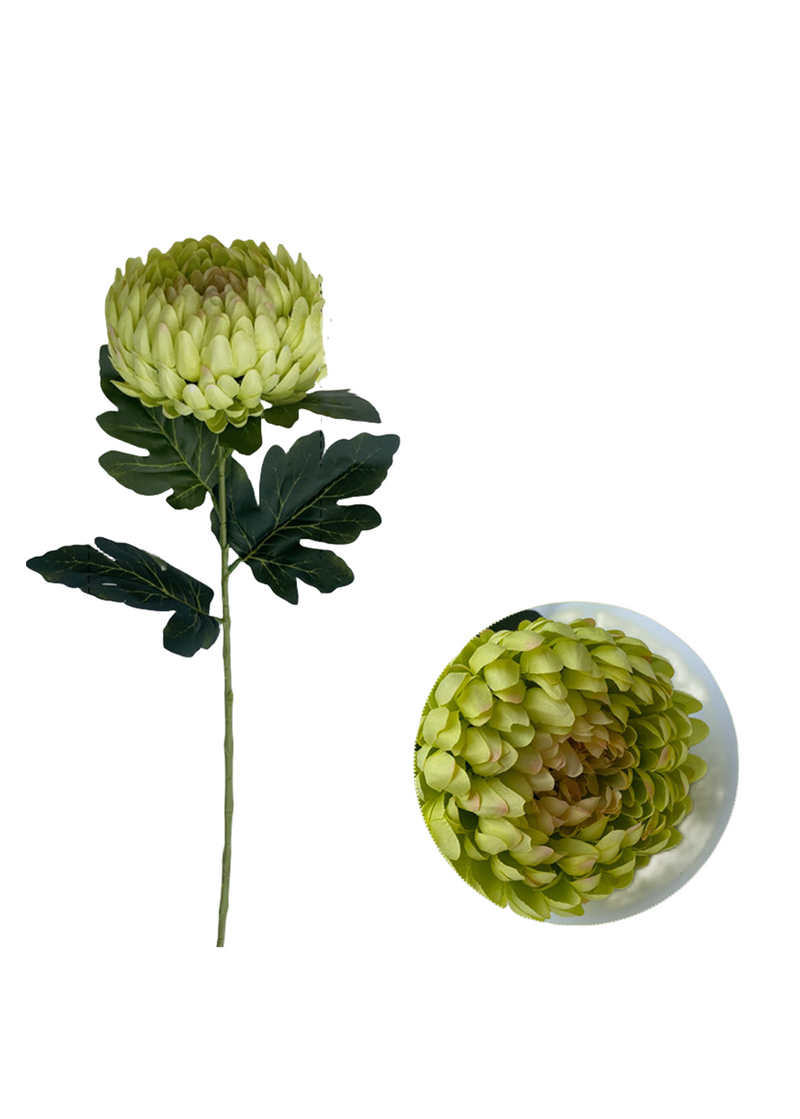 Lot de 5 tiges de bourgeons de fleurs artificielles Kiku, 14 couleurs, tiges de chrysanthème, fleurs d'automne, centre de table, vente en gros