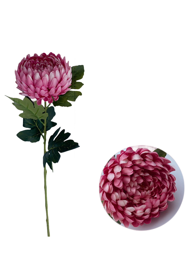 Lot de 5 tiges de bourgeons de fleurs artificielles Kiku, 14 couleurs, tiges de chrysanthème, fleurs d'automne, centre de table, vente en gros