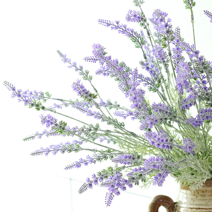 Bulk 20" Tall Lavender Stems Branches Spray Faux Fall Stems Wholesale