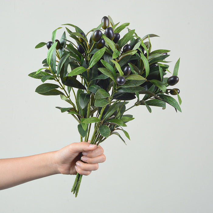 Bulk 15" Olive Leaves Stems Tree Branches Artificial Plants Wholesale