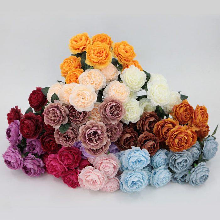 Bulk 13.7 inches Tall Mini Ranunculus Bush Wholesale