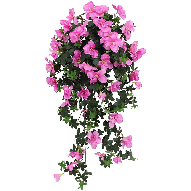 Bulk 40" Faux Hanging Azalea Bushy Flowers UV Resistant for Outdoors Wholesale