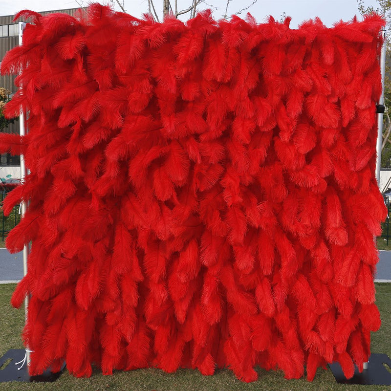 Bulk 5D Feather Flower Wall Arrangement for Event Flower Wall Panels Wholesale