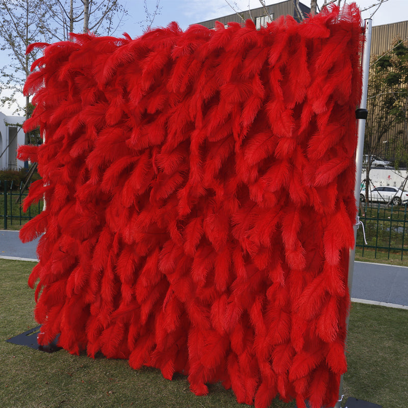 Bulk 5D Feather Flower Wall Arrangement for Event Flower Wall Panels Wholesale