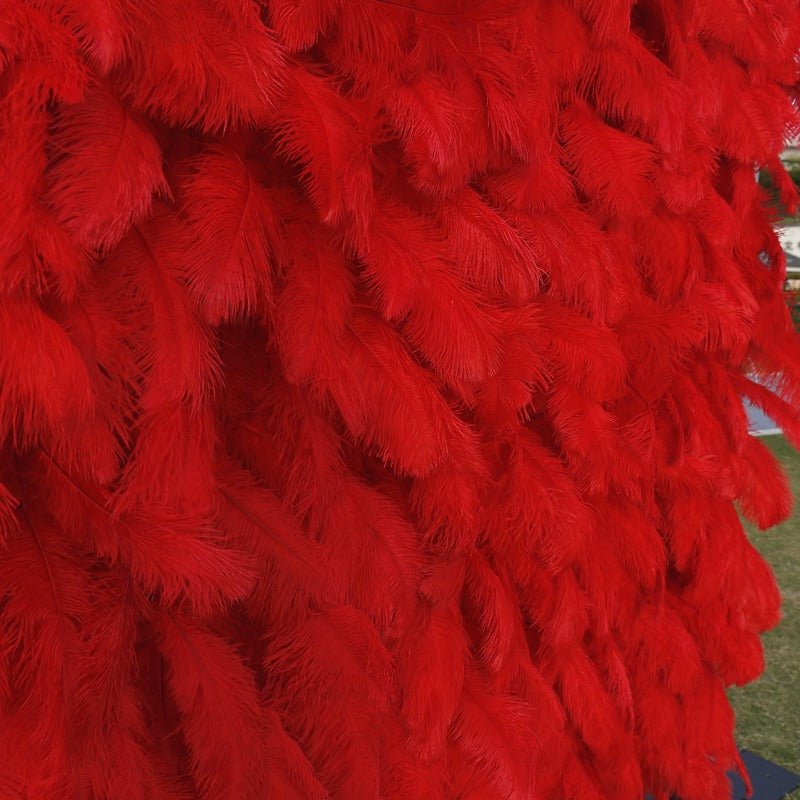 Bulk 5D Feather Flower Wall Arrangement for Event Flower Wall Panels Wholesale