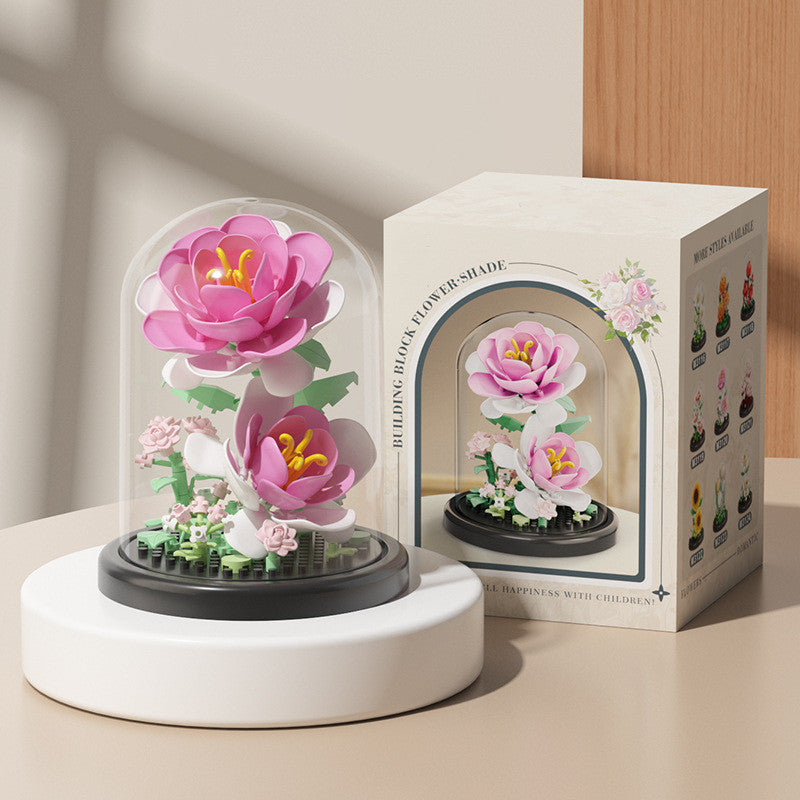 Bulk Flower Bouquet Building Set with Dome Birthday Gifts Botanical Collection Wholesale
